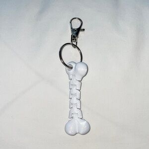 White Bone Keychain